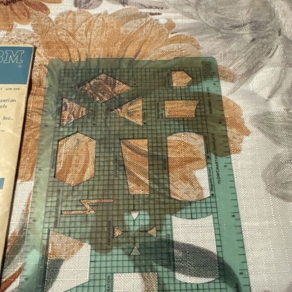 Vintage IBM Flowcharting Template GX20-8020-1 Flow Chart Symbols - Picture 6 of 8